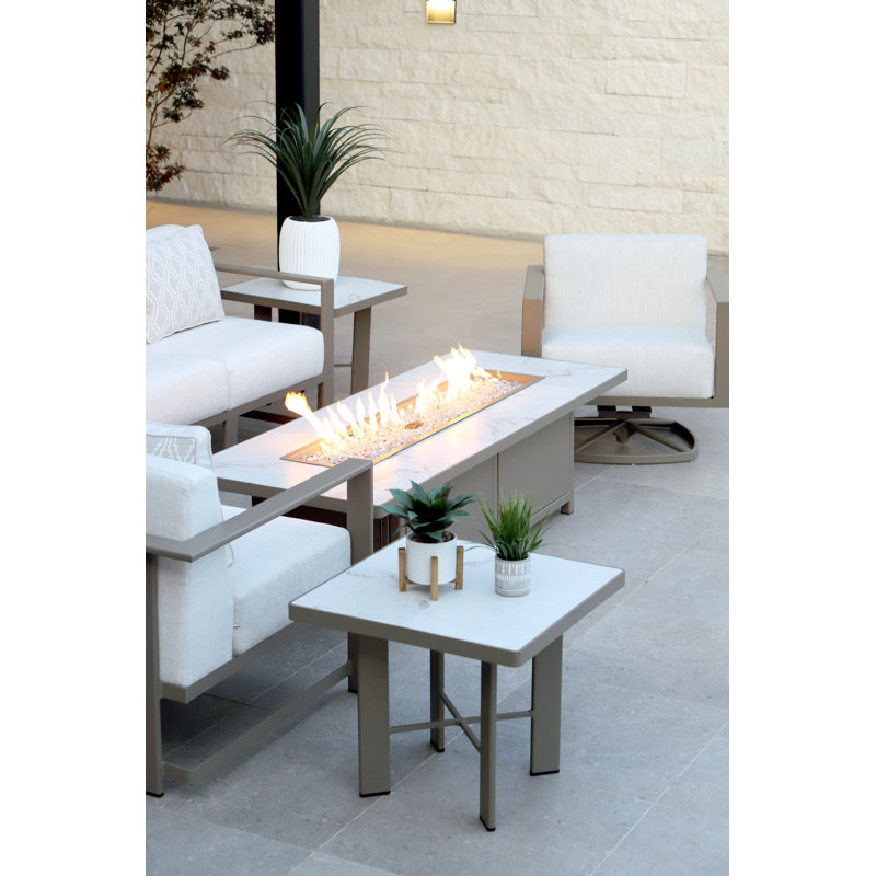 Studio Outdoor Rocker Chair, Graphite, Alcazar Redwood