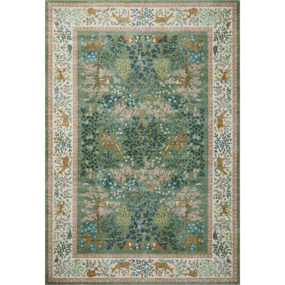Canopy Sage / Blush Area Rug