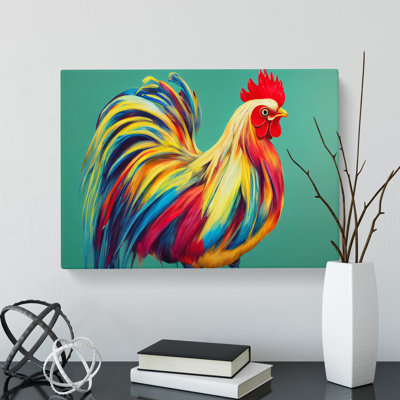 Colourful Rooster Vol.1 - Wrapped Canvas