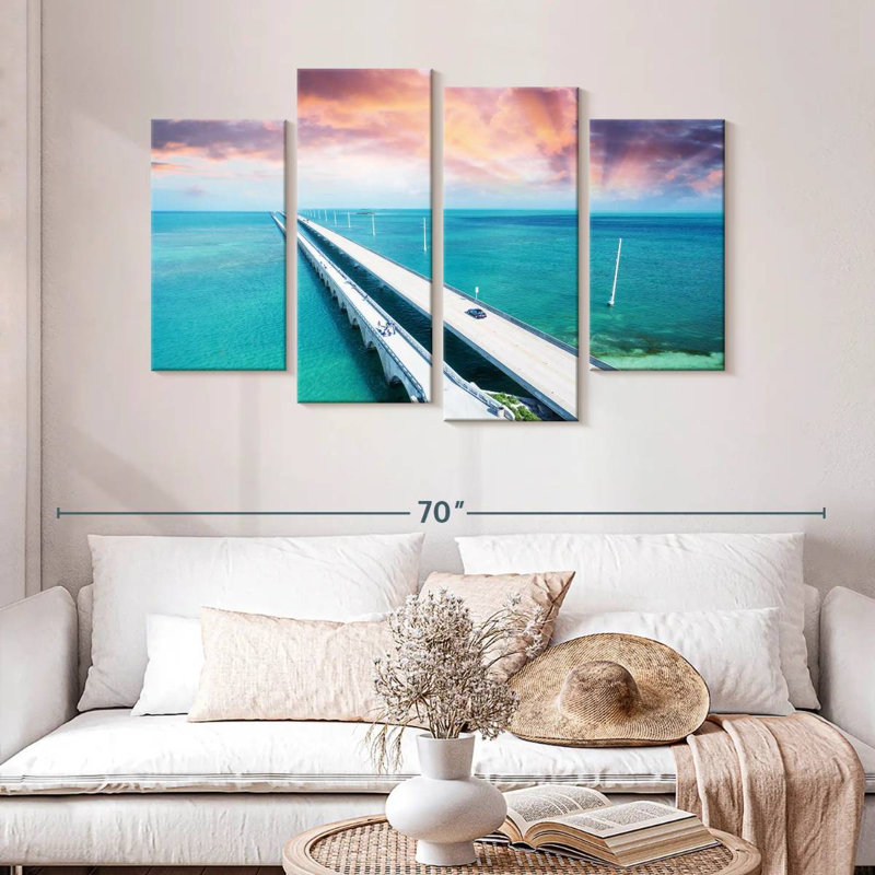 Lilie Scenic Seven Mile Bridge, Floride, H 32 po x l 52 po