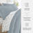 8-Piece Bedding Bundle - Solid Duvet Cover, Comforter Insert, and Patterned Sheet Set-99311846-99311860