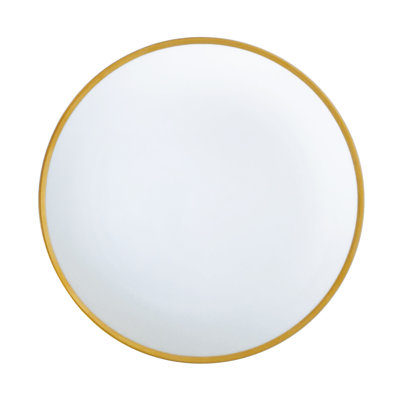 Golden Edge Bone China No Pattern Charger
