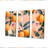Yellow Pink Floral Orange Trees III - Fruits Wall Art Set-92922680-92922626