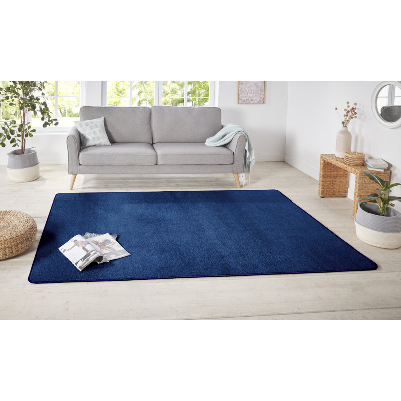 Nasty Tufted Dark Blue Rug, Rectangle 140 x 200cm