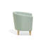 Kanisha Upholstered Barrel Chair with Footstool-36245443