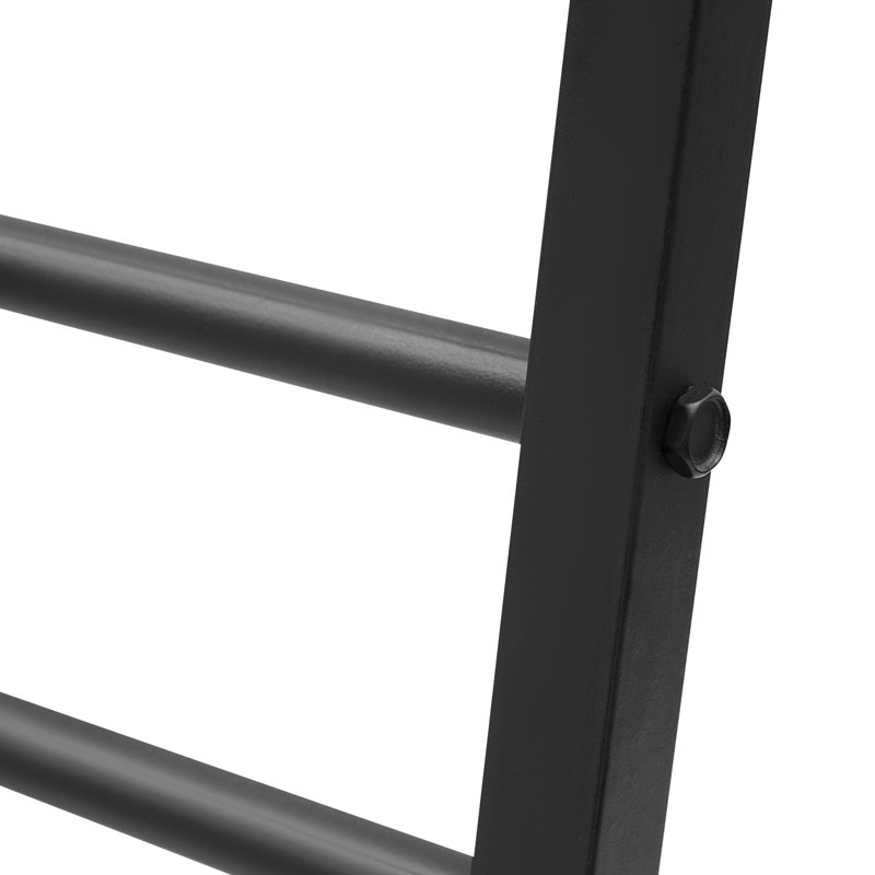 Présentoir autoportant en métal, Noir, noir, noir, noir, H 57,09 po x l 31,5 po x P 15,75 po