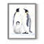«Emperor Penguins II», reproduction encadrée - bois massif-328969306-328969307