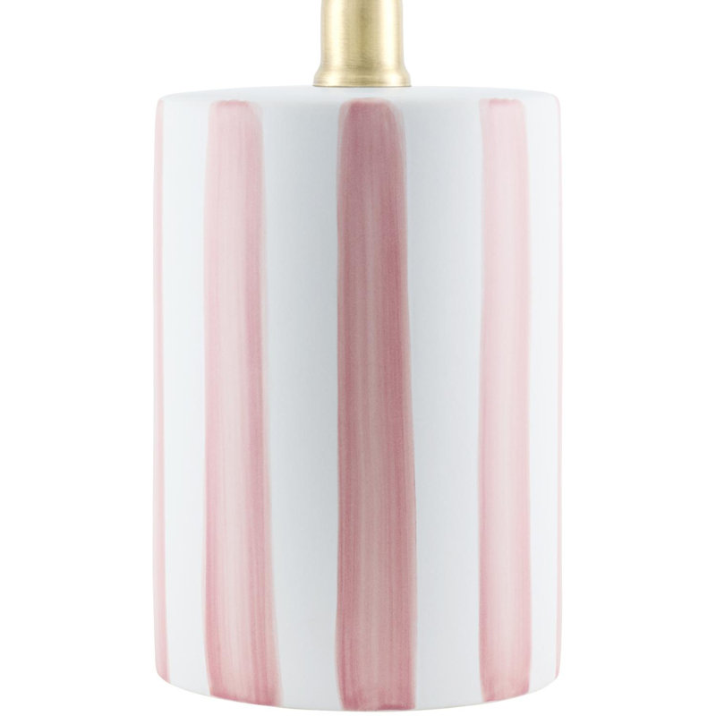 Lampe de table Heurich, Rose / blanc