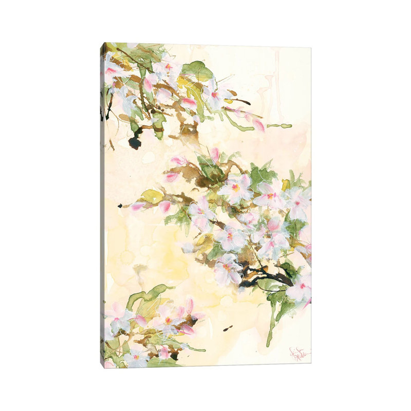 Cherry Blossoms 1 Piece Wrapped Canvas Painting, 66.04 cm H x 45.72 cm W x 1.91 cm D