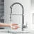 Edison 19" H 1-handle Pull-Down 2-Function Sprayer Touchless Kitchen Faucet-68838174