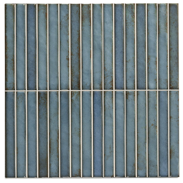Castilla 14" x 14" Glossy Ceramic Finger Tile