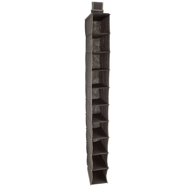 10-Shelf Hanging Organizer, Gray
