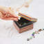 Large Multicoloured Papri Wood Trinket Box