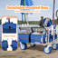 Outdoor Beach Wagon Cart With Rod Holders And Wheels