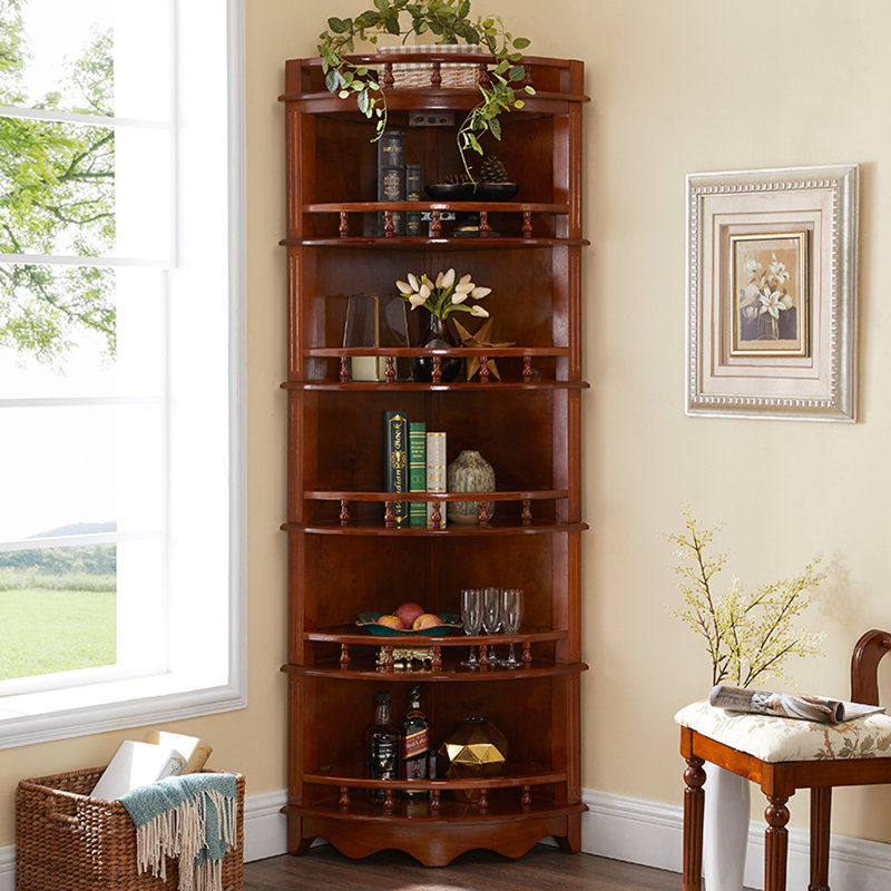 Nut-brown Solid Wood Display Cases