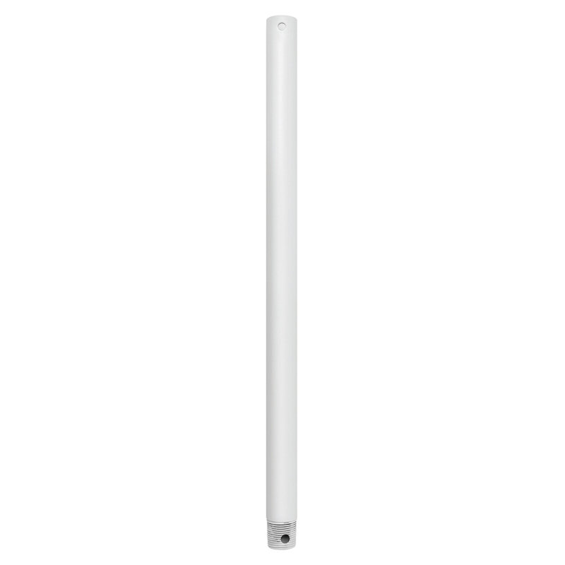 Ceiling Fan Down Rod, Appliance White, 18" H x 1" W x 1" D