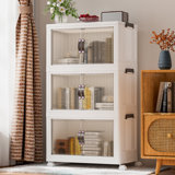 Einar Stackable Foldable Storage Bins With Lid And Wheels