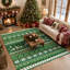 Tapis de Noël lavable et antidérapant pour l'intérieur, idéal pour le salon.-229257714-229257726