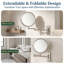 Steel Frame Round Mirror