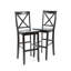 Tabouret de comptoir en bois massif 24 po Diamondback-753437014-719889427