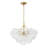 Hiiaka 3-Light Water Glass Bubble Chandelier