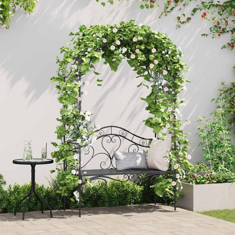 Garden Bench, Black