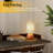 Flowers Small Table Lamp Boho Floral Table Lamp Farmhouse Bed Side Table Lamp with Flowers Shape