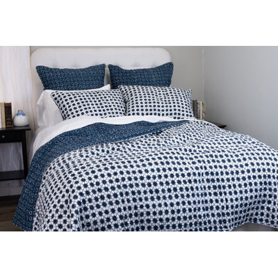 Couette Lunetta, indigo, format roi