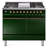 ILVE Nostalgie II Series 40 inch Dual Fuel Range with 6 Sealed Burners, Griddle (Solid Door)-99299304-99299282