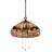 3 - Light Glass Dome Chandelier