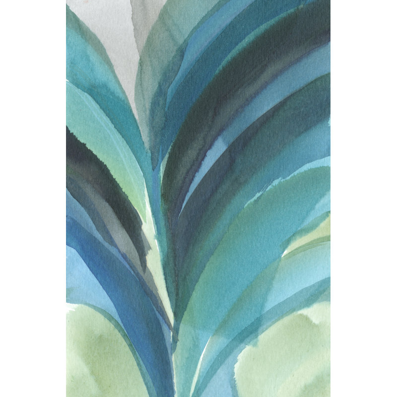 Big Leaf II by Jodi Fuchs - Wrapped Canvas Painting, 46cm H x 30cm W