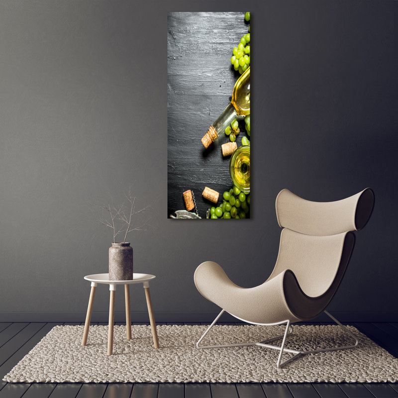 Grapes And Wine - Wrapped Canvas Print