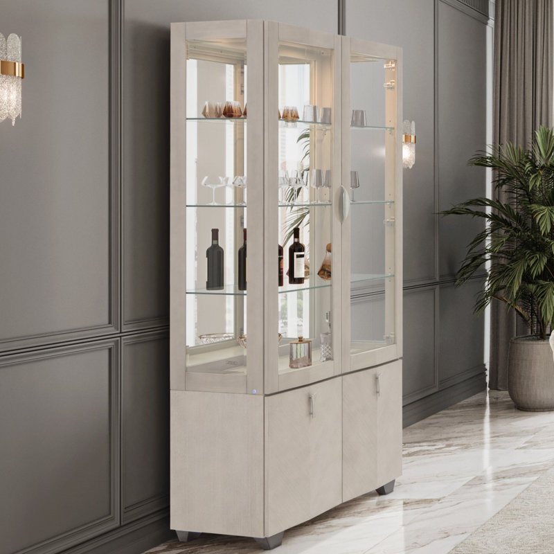 Fantosini Display Cabinet - Silver Mist
