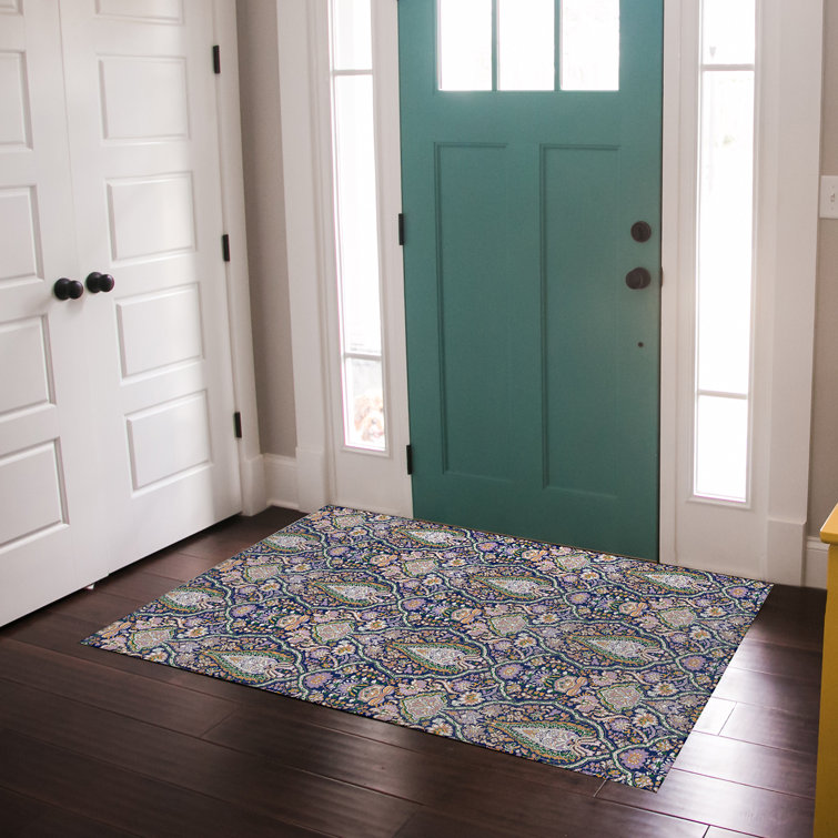 Suzanna Indoor Door Mat Mistana Mat Size: 36 W x 60 L, Color: Gray