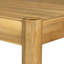 Table de salon de patio en bois