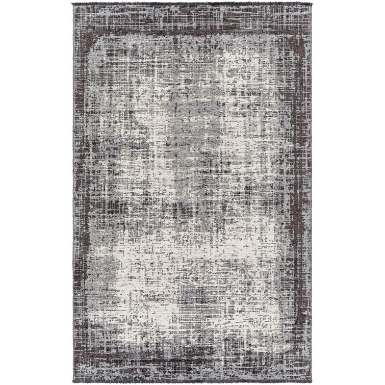 Dunkley Abstract Machine Woven Area Rug in