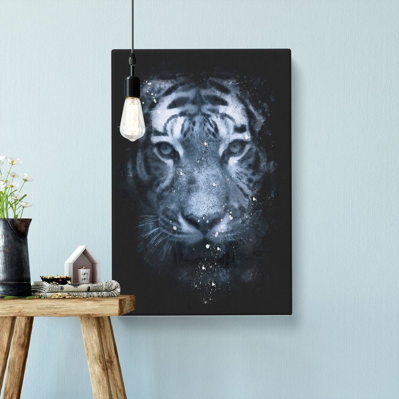 Tiger Portrait - Wrapped Canvas, 60cm H x 40cm W x 4cm D