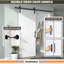 Porte de grange coulissante pré-assemblée 30 po x 80 po avec porte de grange tout-en-un 5,5 pi.-116320632