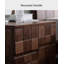Table de chevet haut de gamme en bois massif, luxueuse chambre à coucher, commode tridimensionnelle