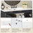 36" Retro Single Bathroom Vanity with Ceramic Top