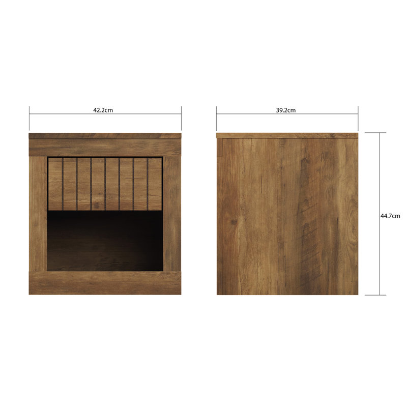 Wilkey Floor Shelf End Table