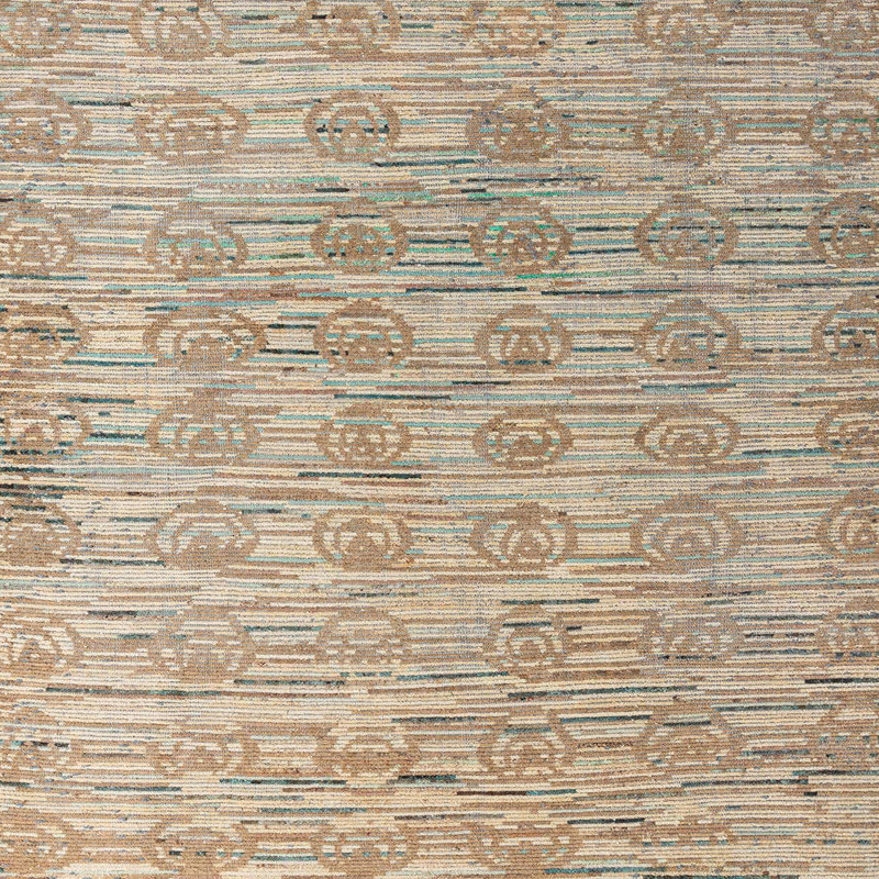 Tapis abstrait moderne 4644, Carré 8 pi