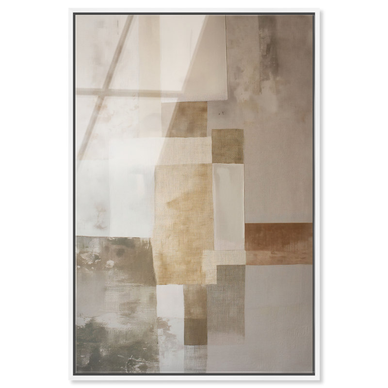 Dustveil (III) High-Gloss Frameless Acrylic Glass Wall Art Abstract Print by Oliver Gal, Ready to Hang, 10 x 15, 25"H x 17"W