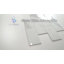 Carreau de métro auto-adhésif en PVC 12 po x 12 po Carrara