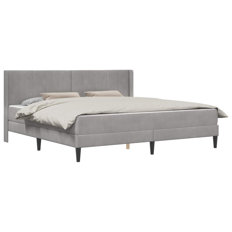 Bed, Light Grey, Super King (6')