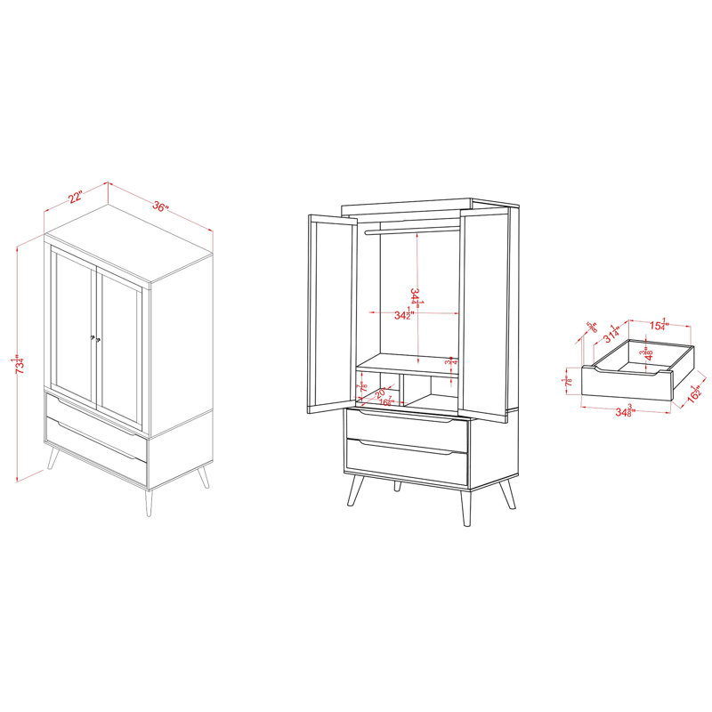 Armoire Stalter, Chêne