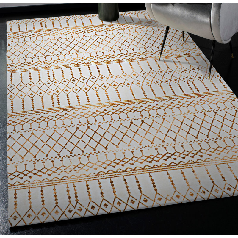 Tapis touffeté à la main Antaniyah, Rectangle 5 pi x 7 pi
