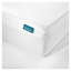 Très grand protège-matelas imperméable blanc crème - Housse en tissu respirant