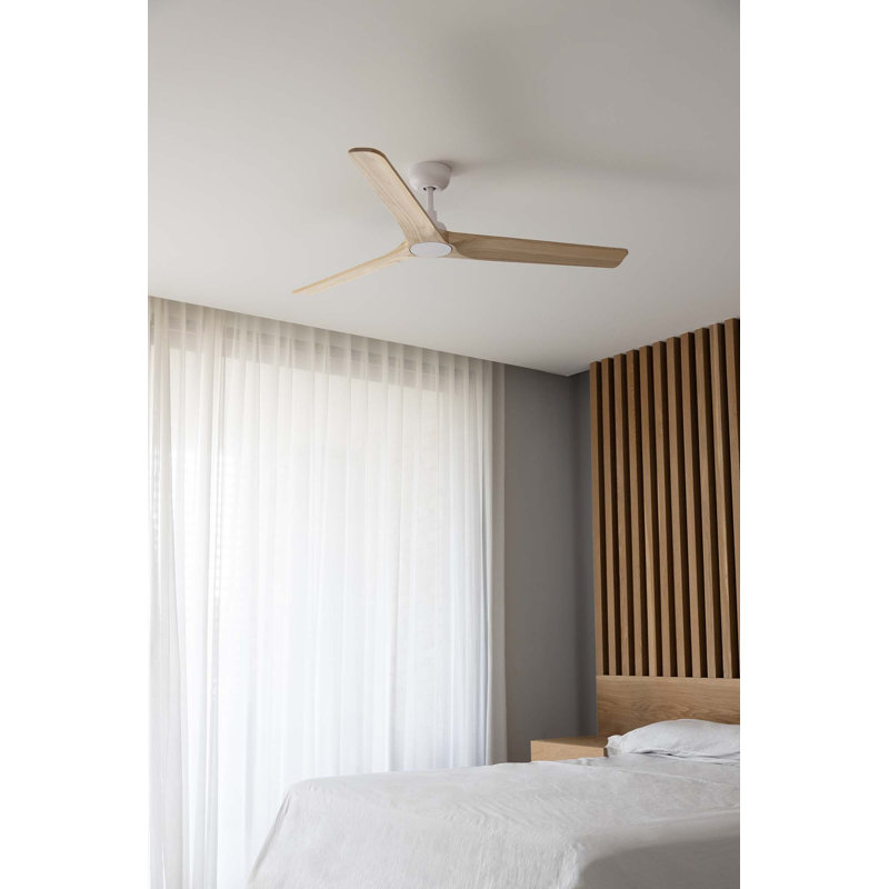 Heywood L Fan, Matt Black, Dark Walnut