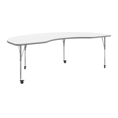 Goddard Commercial Adjustable Height Kidney Activity Table